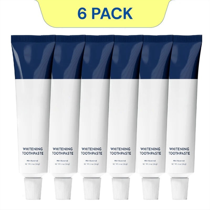 Fluoride-Free Hydroxyapatite Teeth Whitening Toothpaste with Coconut Oil & Xylitol ❄️