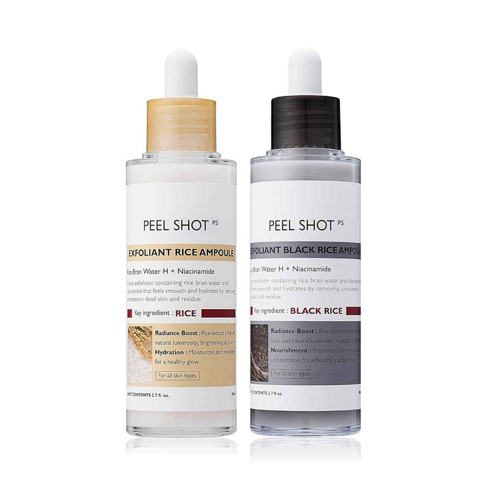 Peel Shot Glow Rice Ampoule Duo