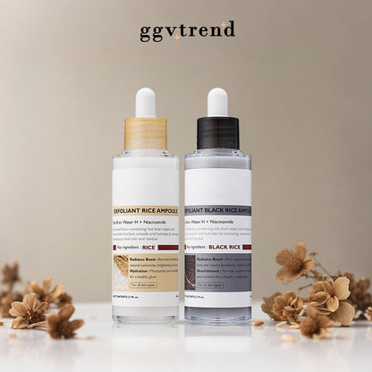 Glowing Rice Ampoule Double Effect Exfoliating Essence🌾