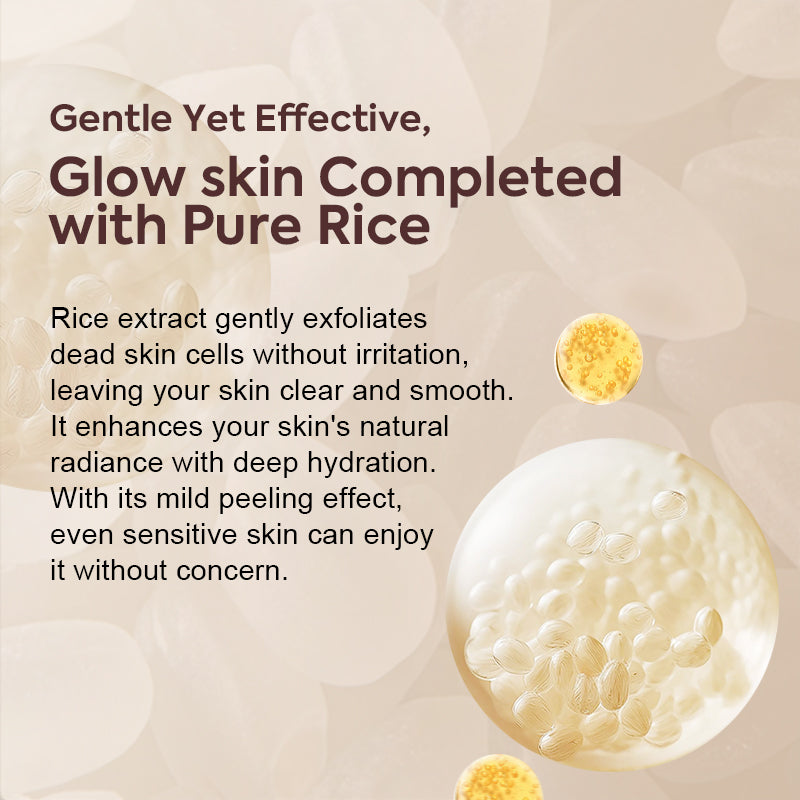 Glowing Rice Ampoule Double Effect Exfoliating Essence🌾