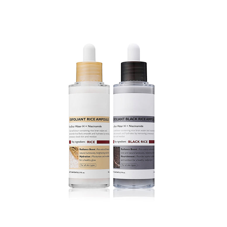 Glowing Rice Ampoule Double Effect Exfoliating Essence🌾
