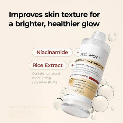Peel Shot Glow Rice Ampoule Duo